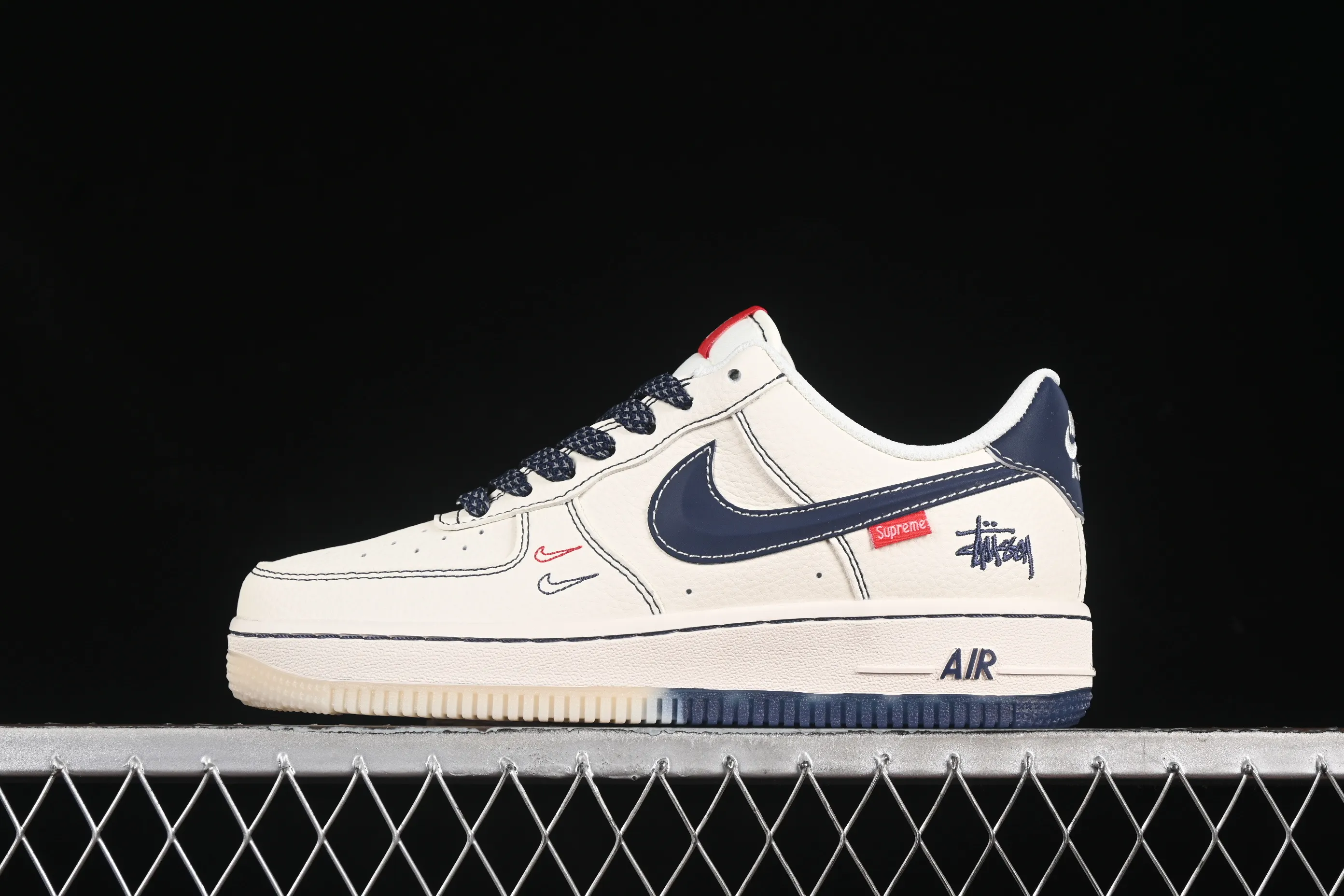 All categories Nk Air Force 1 Air Force series Nk Air Force 1 Low Air Force low-top Nike Air Force 1'07 Low Stussy co-branded double blue and red logo Air Force 1 low-top casual sneakers HH7518-072